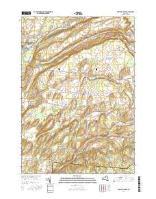 Rutland Center 2016 topographic map thumbnail