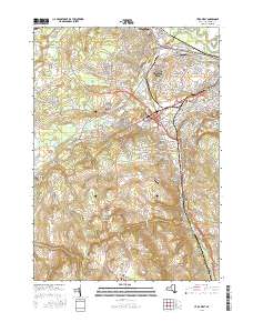 Utica West 2016 topographic map thumbnail