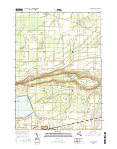 Ransomville 2016 topographic map thumbnail