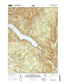 Rondout Reservoir 2016 topographic map thumbnail
