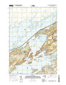 Thousand Island Park 2016 topographic map thumbnail