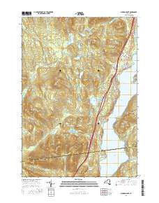 Schroon Lake 2016 topographic map thumbnail