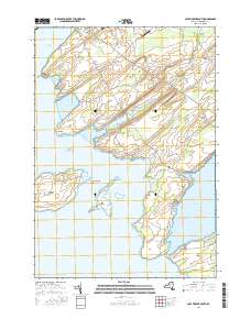 Cape Vincent South 2016 topographic map thumbnail