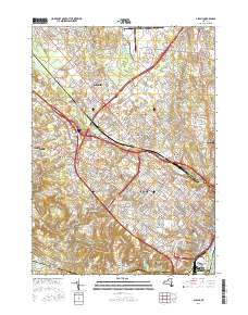 Albany 2016 topographic map thumbnail