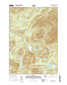Santanoni Peak 2016 topographic map thumbnail