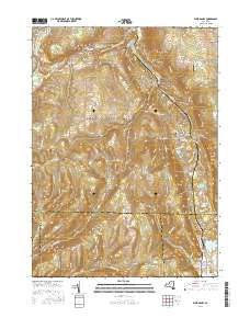 West Danby 2016 topographic map thumbnail