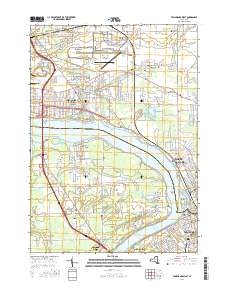 Tonawanda West 2016 topographic map thumbnail