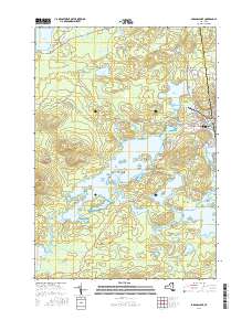 Saranac Lake 2016 topographic map thumbnail