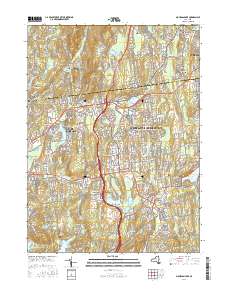 Mohegan Lake 2016 topographic map thumbnail