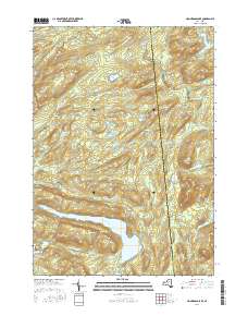Honnedaga Lake 2016 topographic map thumbnail