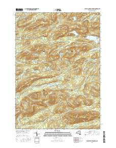 Spruce Lake Mountain 2016 topographic map thumbnail
