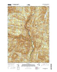 Dutton Mountain 2016 topographic map thumbnail
