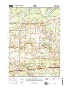 Oakfield 2016 topographic map thumbnail
