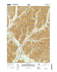 Portville 2016 topographic map thumbnail