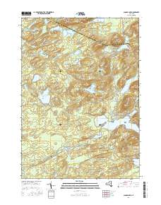 Canada Lake 2016 topographic map thumbnail