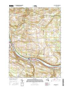 Canajoharie 2016 topographic map thumbnail