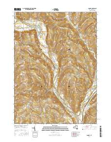 Candor 2016 topographic map thumbnail