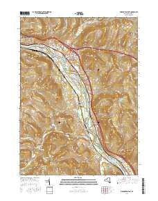 Binghamton East 2016 topographic map thumbnail