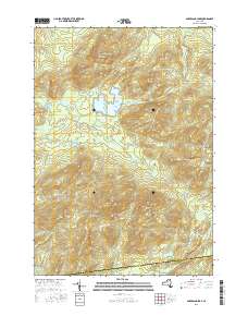 Ampersand Lake 2016 topographic map thumbnail