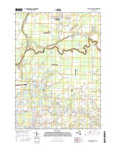 Clarence Center 2016 topographic map thumbnail