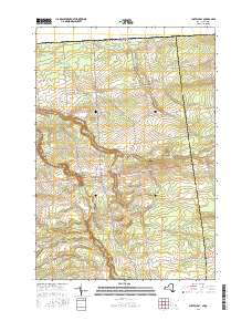 Chateaugay 2016 topographic map thumbnail