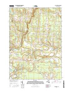 Lee Center 2016 topographic map thumbnail