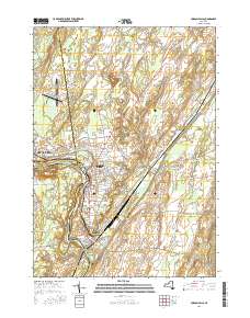 Hudson Falls 2016 topographic map thumbnail