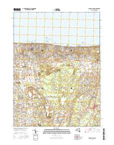Middle Island 2016 topographic map thumbnail