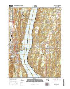 Kingston East 2016 topographic map thumbnail