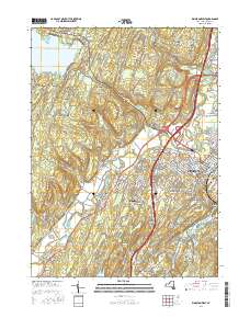 Kingston West 2016 topographic map thumbnail