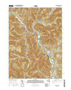 Phoenicia 2016 topographic map thumbnail