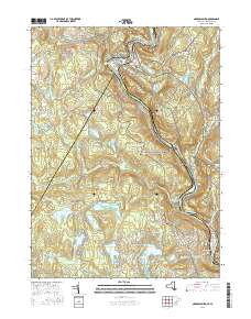 Narrowsburg 2016 topographic map thumbnail