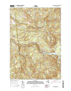 Saint Regis Falls 2016 topographic map thumbnail