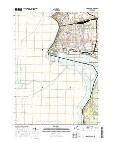 Niagara Falls 2016 topographic map thumbnail