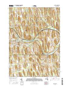 Palmyra 2016 topographic map thumbnail