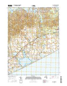 Sag Harbor 2016 topographic map thumbnail