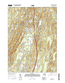 Rosendale 2016 topographic map thumbnail