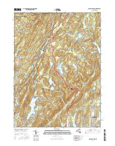 Oscawana Lake 2016 topographic map thumbnail