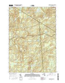 Oswegatchie SW 2016 topographic map thumbnail