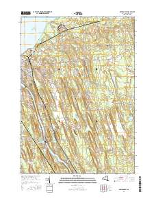 Oswego East 2016 topographic map thumbnail