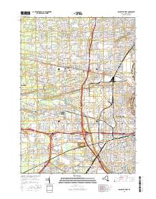 Rochester West 2016 topographic map thumbnail