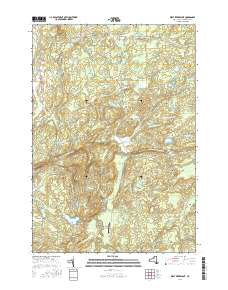 West Pierrepont 2016 topographic map thumbnail