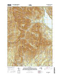 West Shokan 2016 topographic map thumbnail