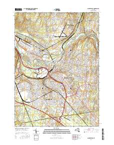 Schenectady 2016 topographic map thumbnail