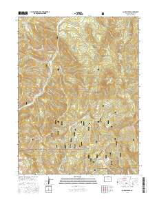 Corral Peaks 2016 topographic map thumbnail