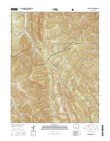Cucharas Pass 2016 topographic map thumbnail