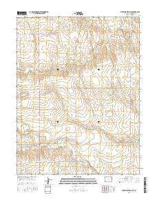 Cheyenne Wells NE 2016 topographic map thumbnail