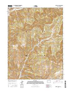 Garvey Canyon 2016 topographic map thumbnail