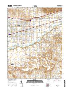 Clifton 2016 topographic map thumbnail