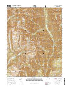 Columbine Pass 2016 topographic map thumbnail